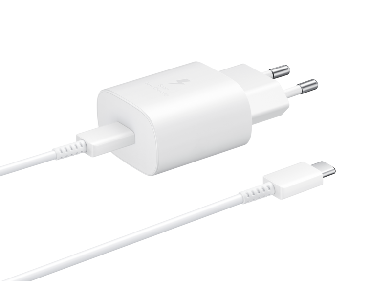 Samsung Fast Charging Wall Charger EPTA800 Netzteil Ultra Fast Charge USBC 25W weiß