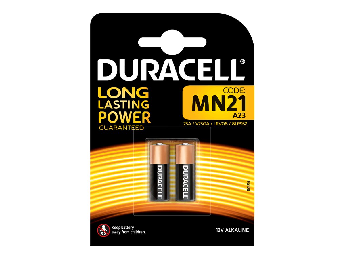 2 DURACELL Batterien MN21 Fotobatterie 12,0 V