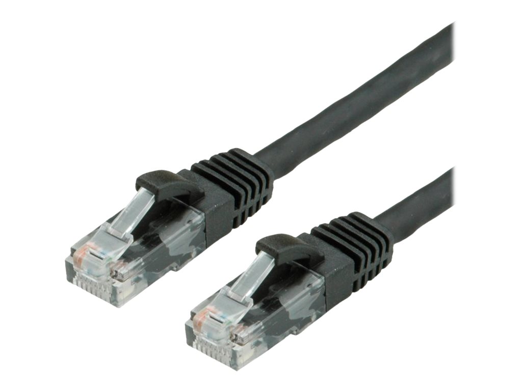 VALUE Patchkabel Kat.6A Class EA UTP schwarz 0,3m
