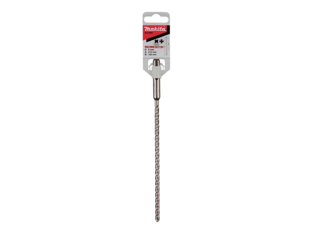 makita NEMESIS II B-57984 Hammerbohrer, Ã 6,0 mm, 1 St. makita NEMESIS II B-57984 Hammerbohrer, Ã 6,0 mm, 1 St.