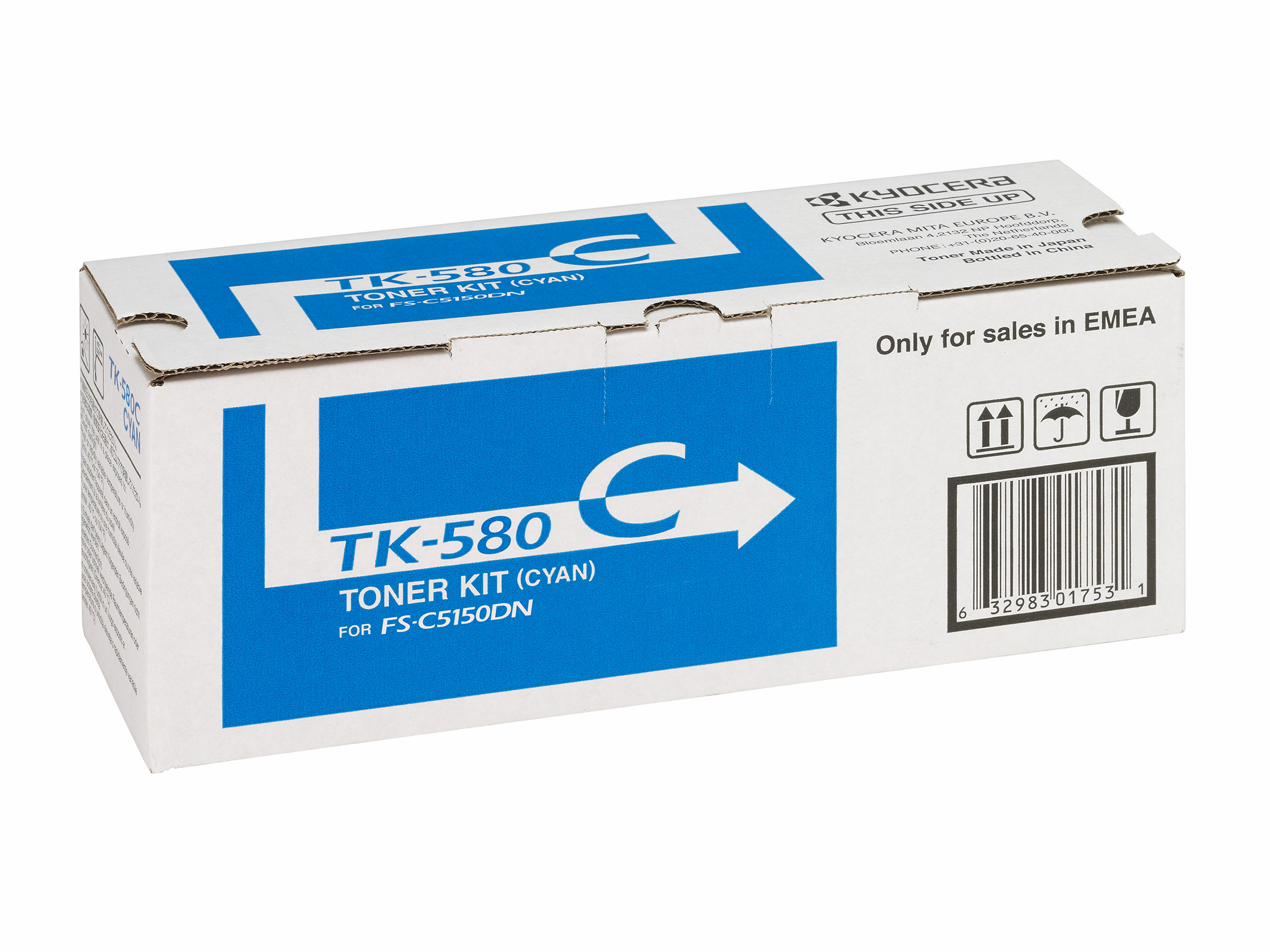 1T02KTCNL0 KYOCERA TK580C FSC Toner cyan