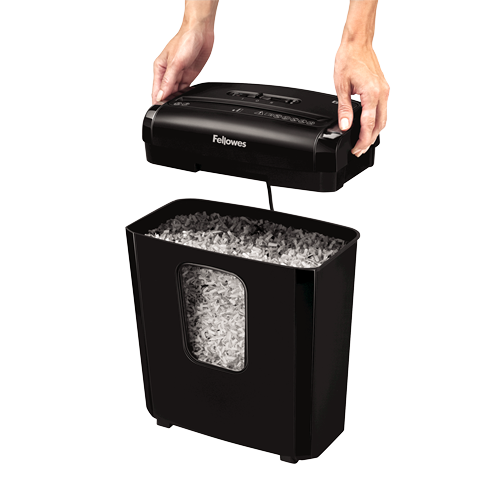 Fellowes Powershred 6M Mini-Cut schwarz