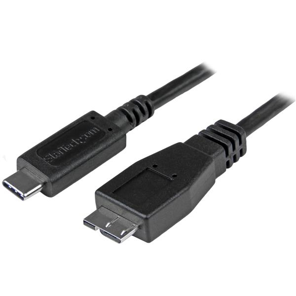 STARTECHCOM USBC to MicroB Cable MM 1m 3ft USB 31 10Gbps