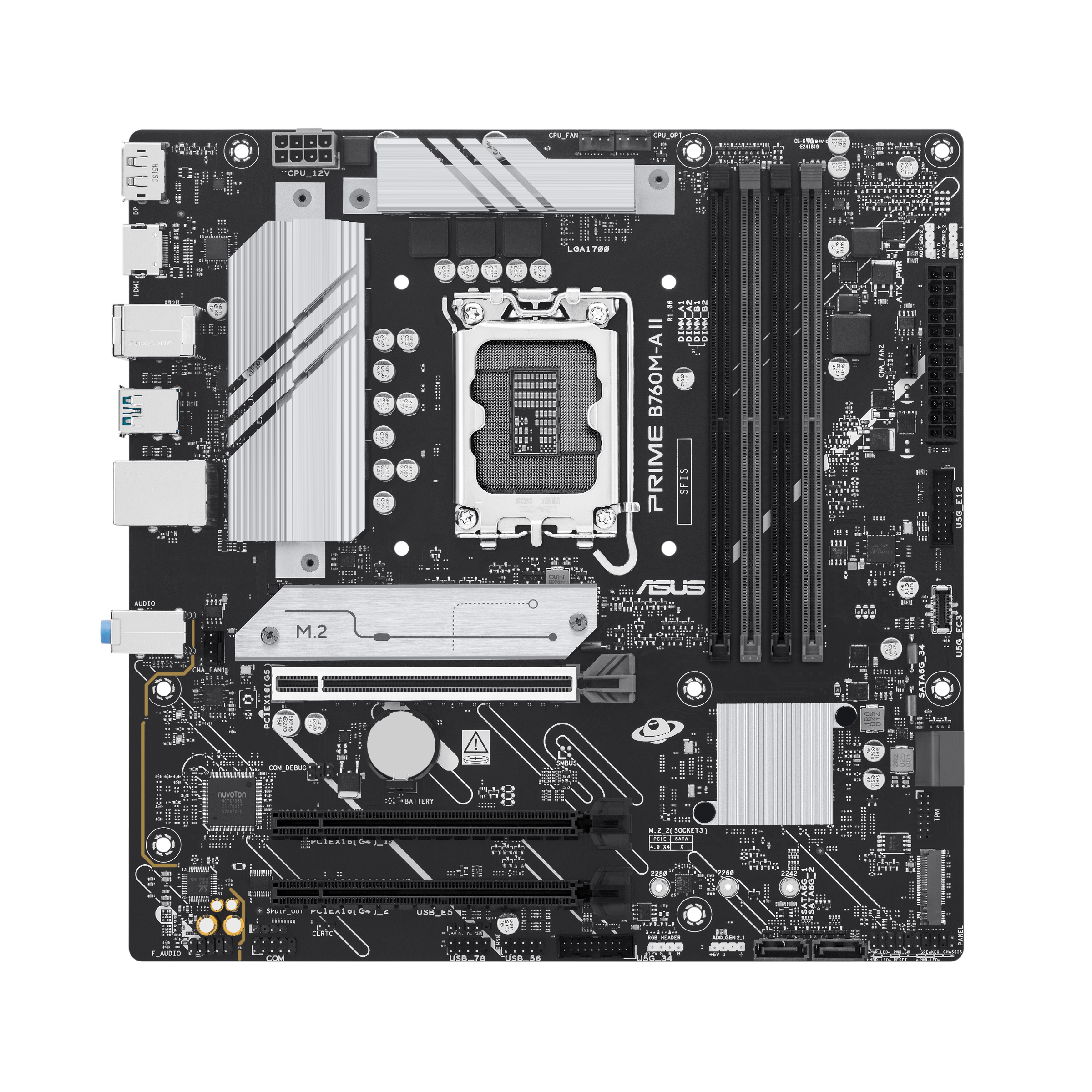 ASUS PRIME B760MA IICSM LGA 1700 mATX motherboard DDR5 PCIe 50 1xHDMI 1xDP 2xM2 4xSATA