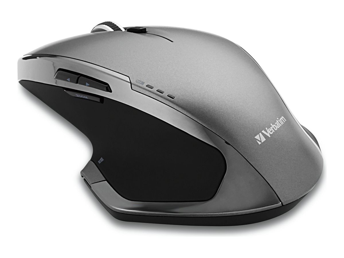 Verbatim drahtlose Maus mit blauer LED und 8 Tasten Verbatim drahtlose Maus mit blauer LED und 8 Tasten