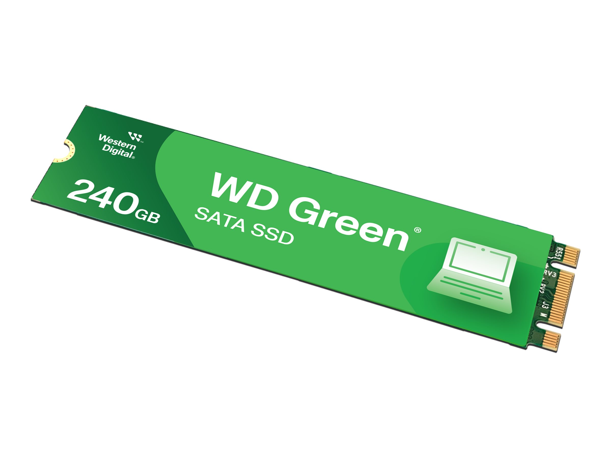 WD Green SATA 240GB Internal SSD Solid State Drive - SATA 6Gb/s 6,4cm 2,5Zoll - WDS240G3G0A
