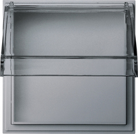 Gira Adapterrahmen 040965 transparenter KD TX_44 WG UP Alu
