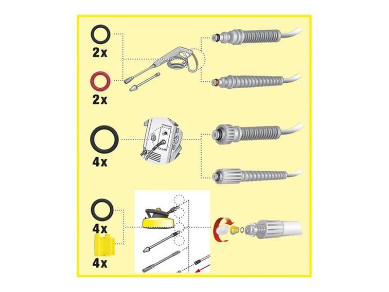 KÃRCHER 26407290 O-Ringe-Set 20-teilig KÃRCHER 26407290 O-Ringe-Set 20-teilig
