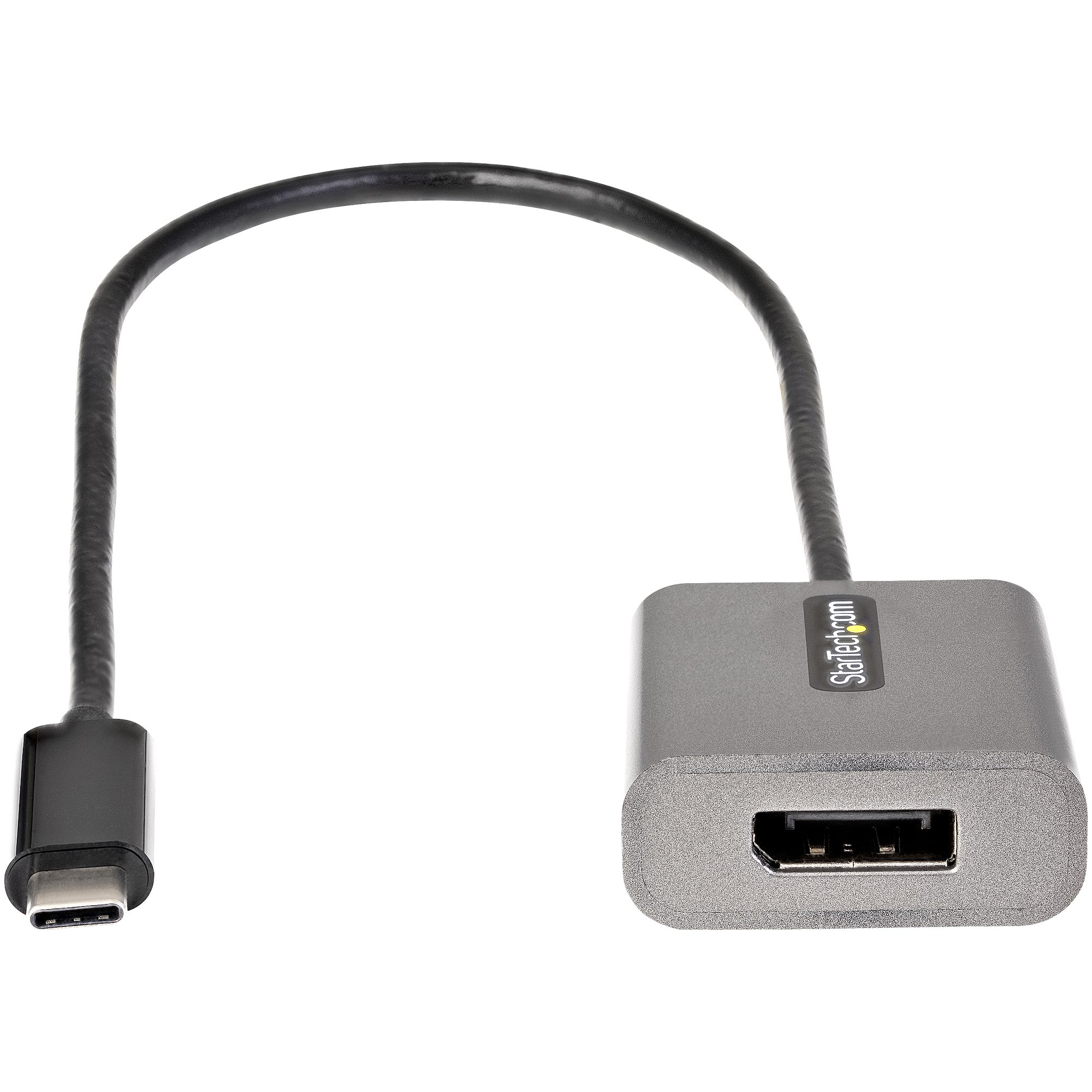 STARTECHCOM USBC auf DisplayPort Adapter 8K4K 60Hz DisplayPort 14 Dongle Kompatibel mit Thunderbolt 3 30cm Kabel