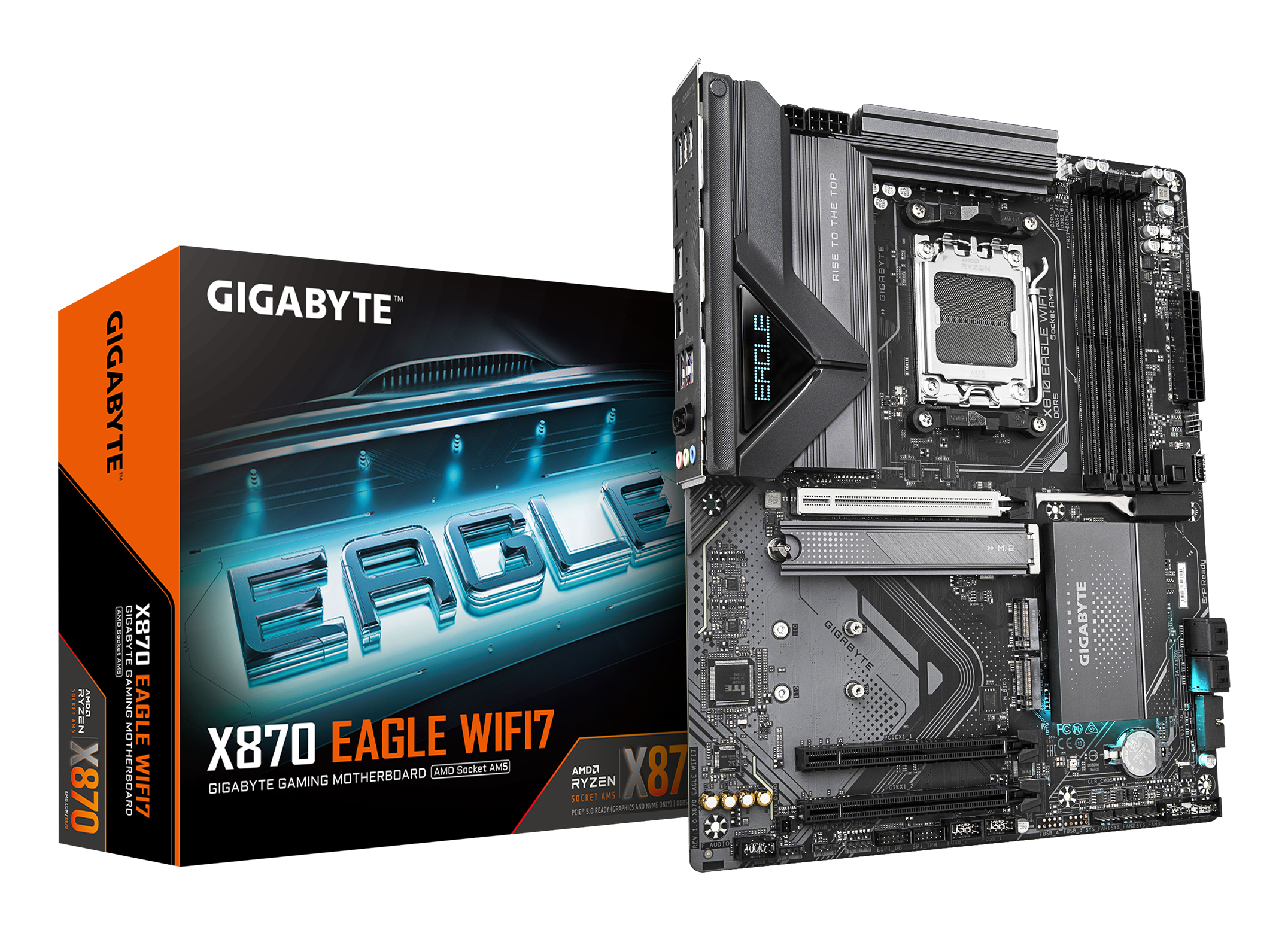GIGABYTE X870 EAGLE WIFI7 AM5 4xDDR5 ATX HDMI USB WIFI MB