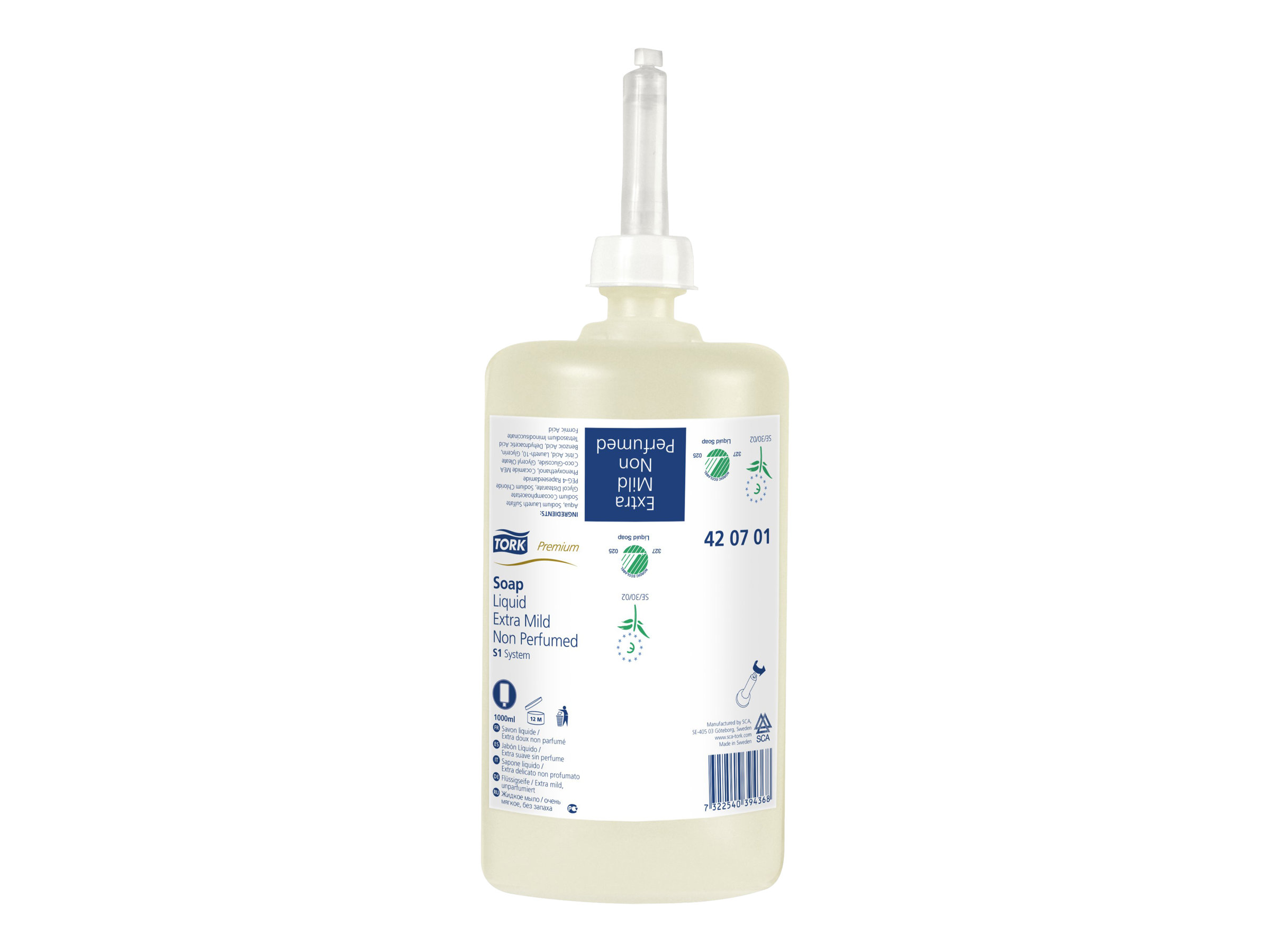 TORK Premium Sensitive FlÃ¼ssigseife 1,0 l
