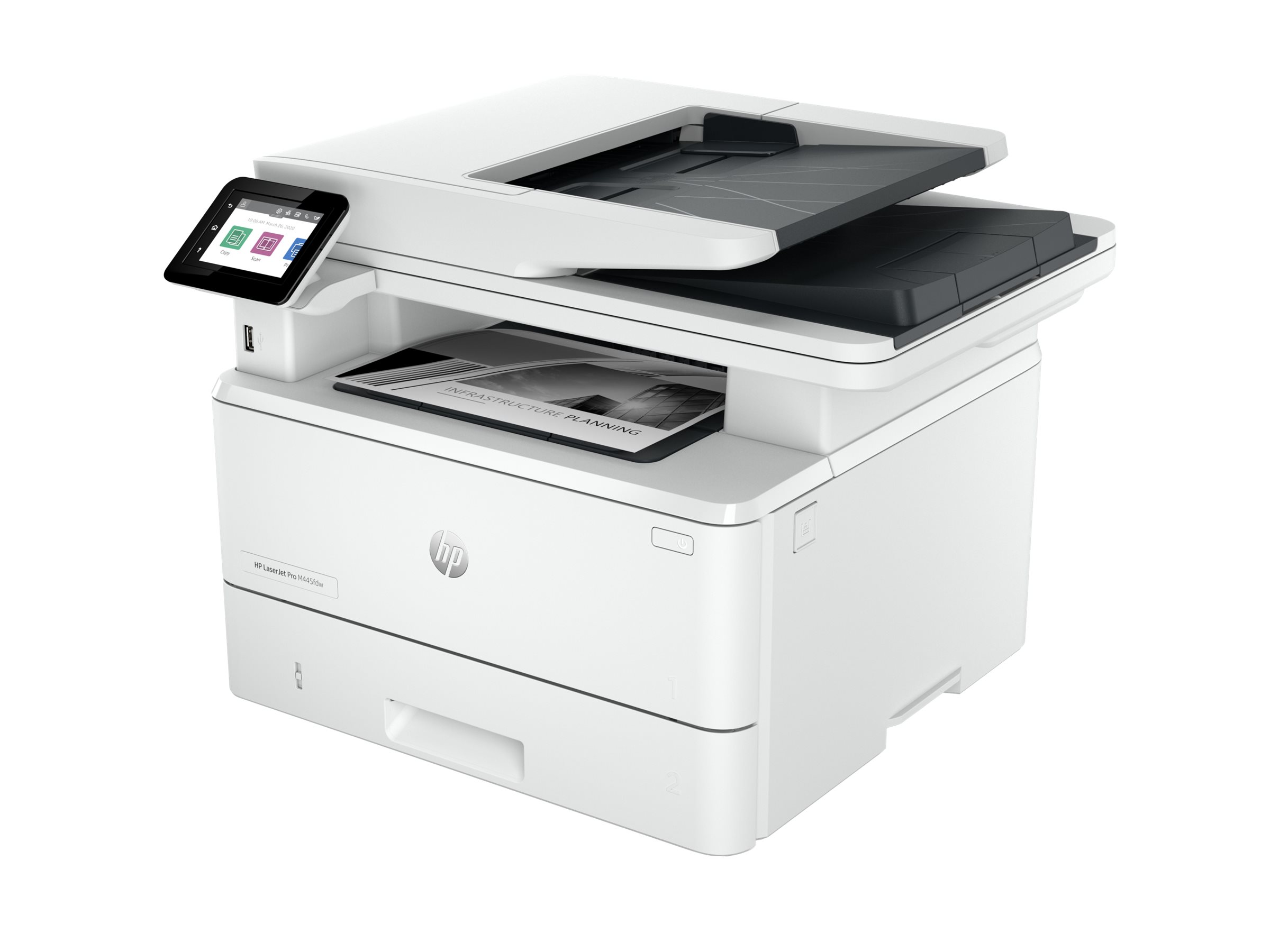 HP LaserJet Pro MFP 4102fdw 4 in 1 LaserMultifunktionsdrucker weiß