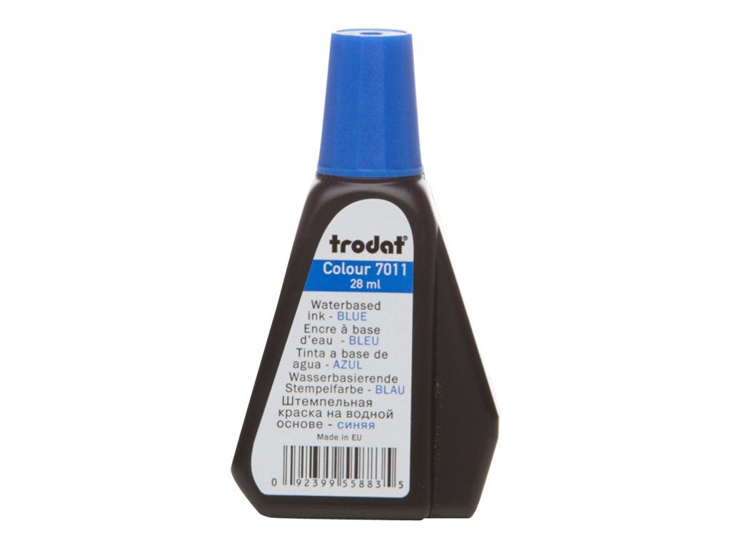 trodat Stempelfarbe Colour 7011 blau 28,0 ml trodat Stempelfarbe Colour 7011 blau 28,0 ml