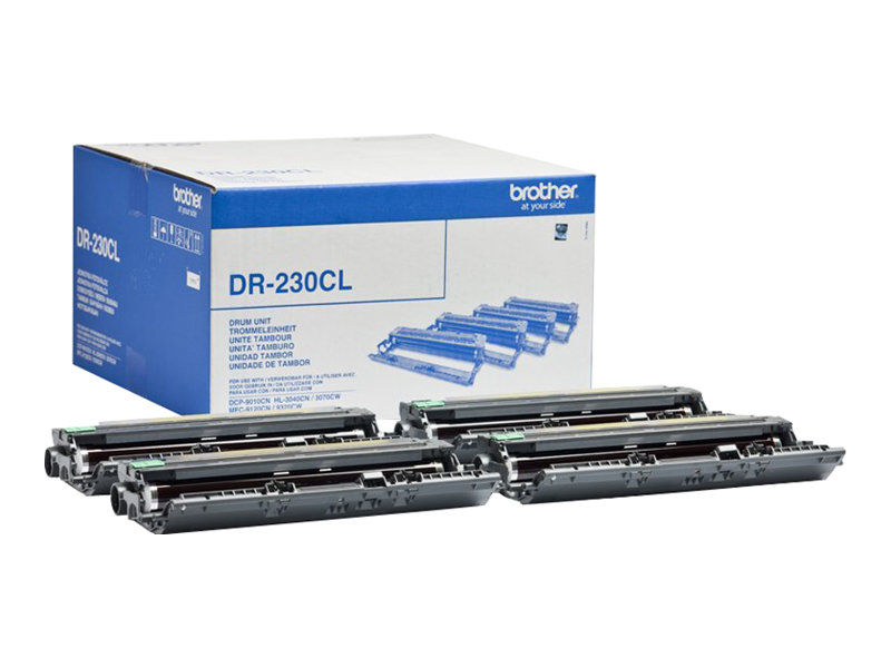 brother DR-230CL  schwarz, cyan, magenta, gelb Trommel