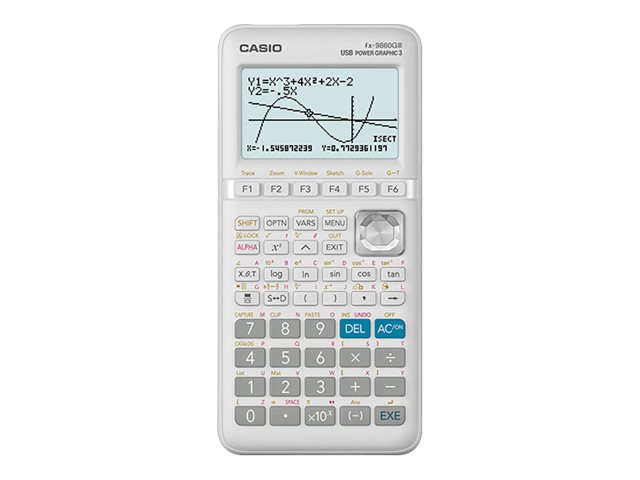 Casio fx-9860GIII Grafikrechner USB Weiß