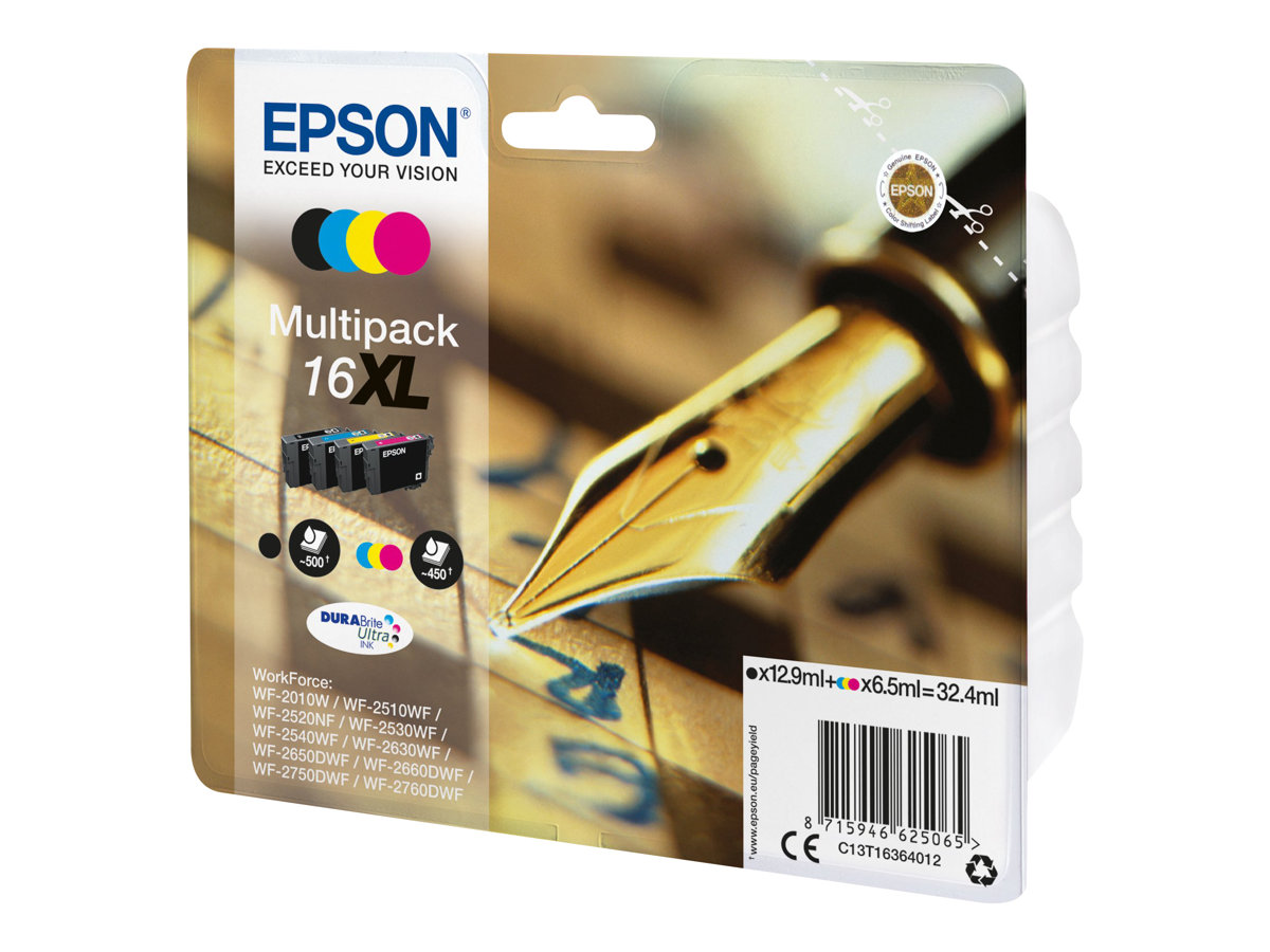 C13T16364012 EPSON WF Tinte (4) cmyk HC C13T16364012 EPSON WF Tinte (4) cmyk HC