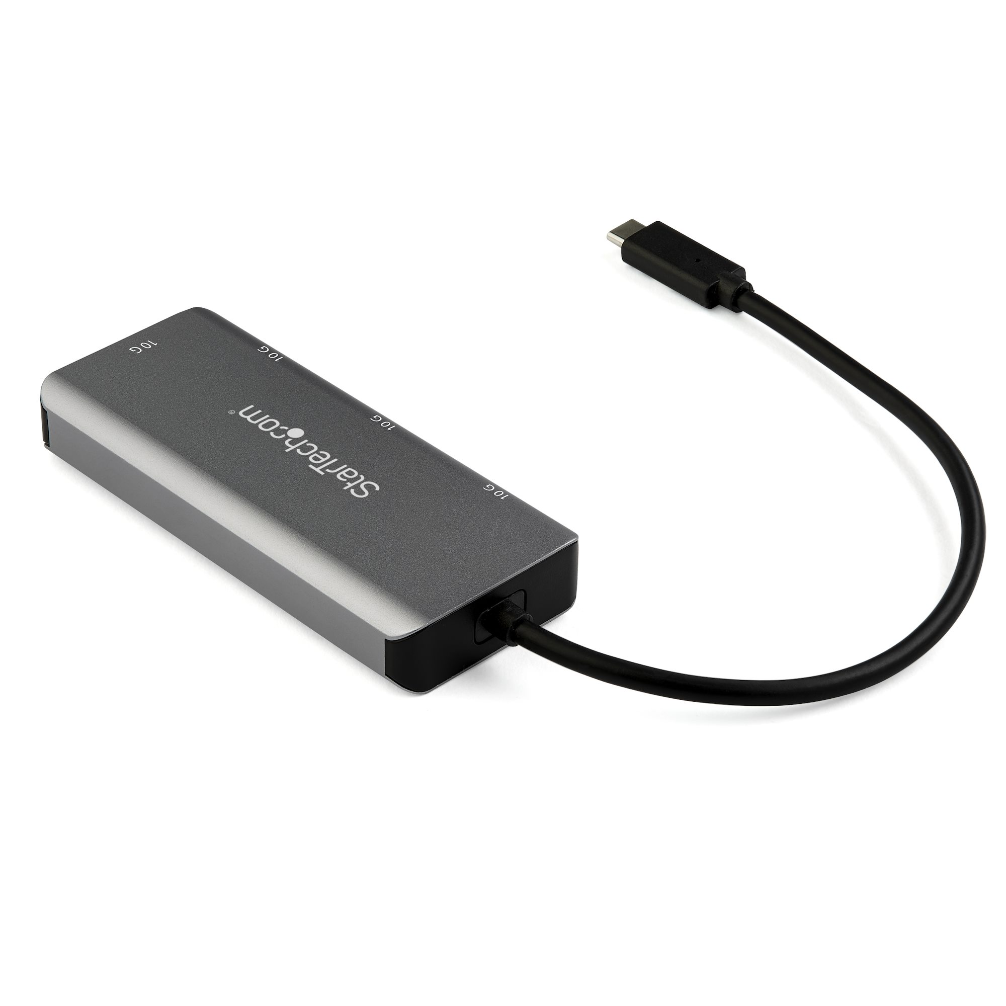 STARTECHCOM 4PortUSBC Hub 10 Gbit s mit 2 x USBA und 2 x USBC HostVerlängerungskabel 25cm 9,8Zoll