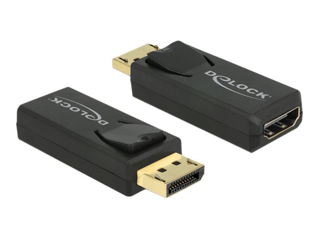 Delock Adapter DisplayPort 1.2 Stecker > HDMI Buchse Delock Adapter DisplayPort 1.2 Stecker > HDMI Buchse