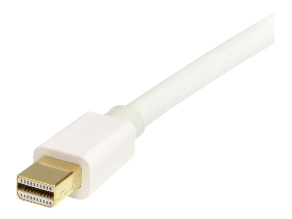 StarTech.com 2m Mini DisplayPort 1.2 auf DisplayPort Adapterkabel - mDP zu DP 4k x 2k Kabel - St/St - Weiß - DisplayPort-Kabel - 2 m