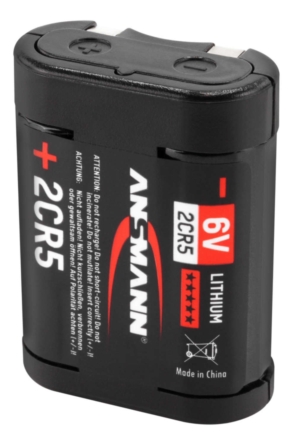 ANSMANN Batterie 2CR5 Fotobatterie 6,0 V
