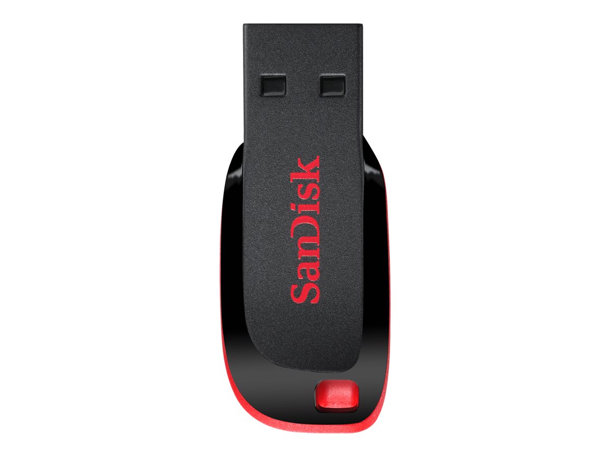 SanDisk USB-Stick Cruzer Blade schwarz, rot 128 GB