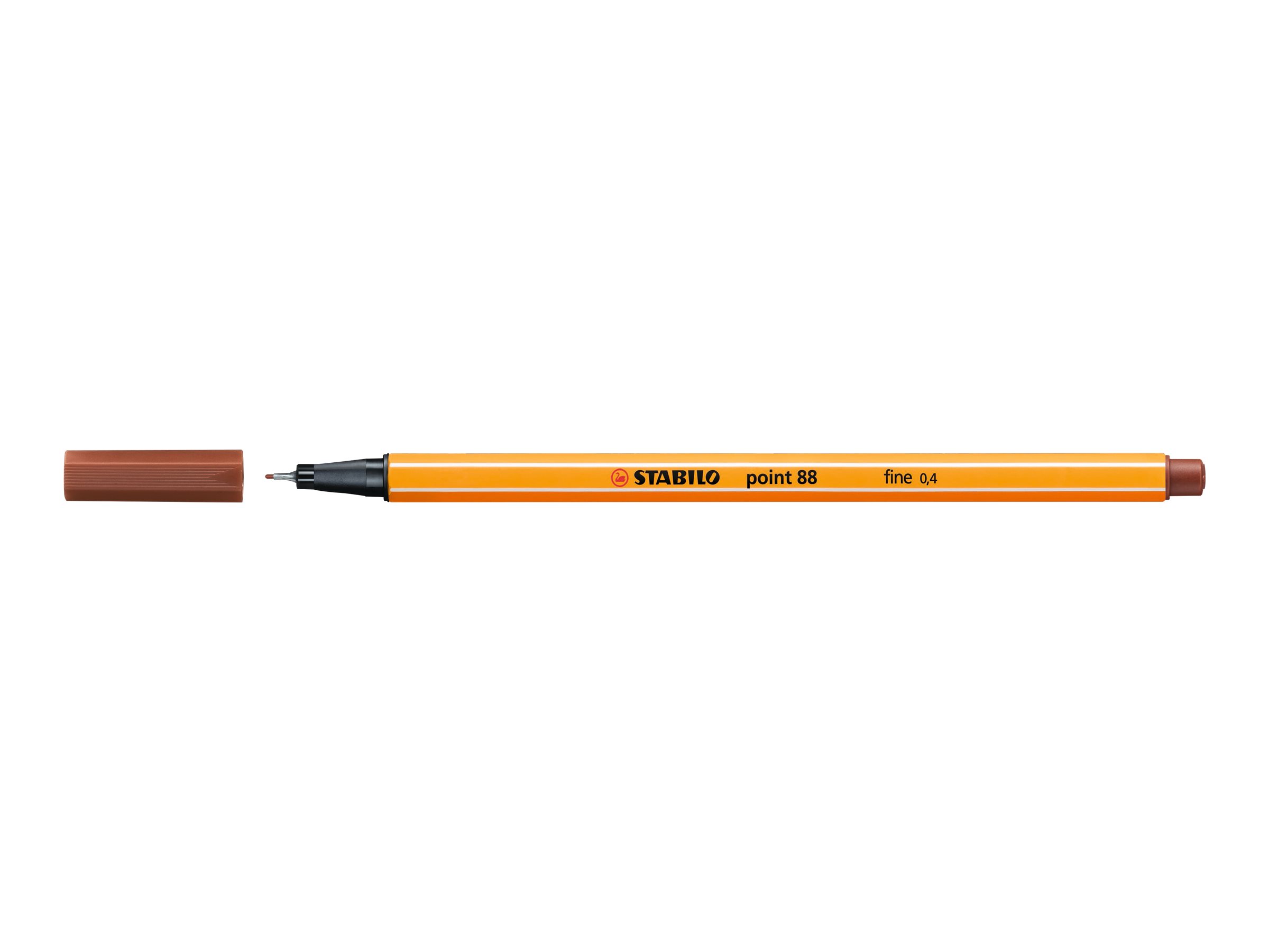 STABILO point 88 Fineliner farbsortiert 0,4 mm, 50 St.