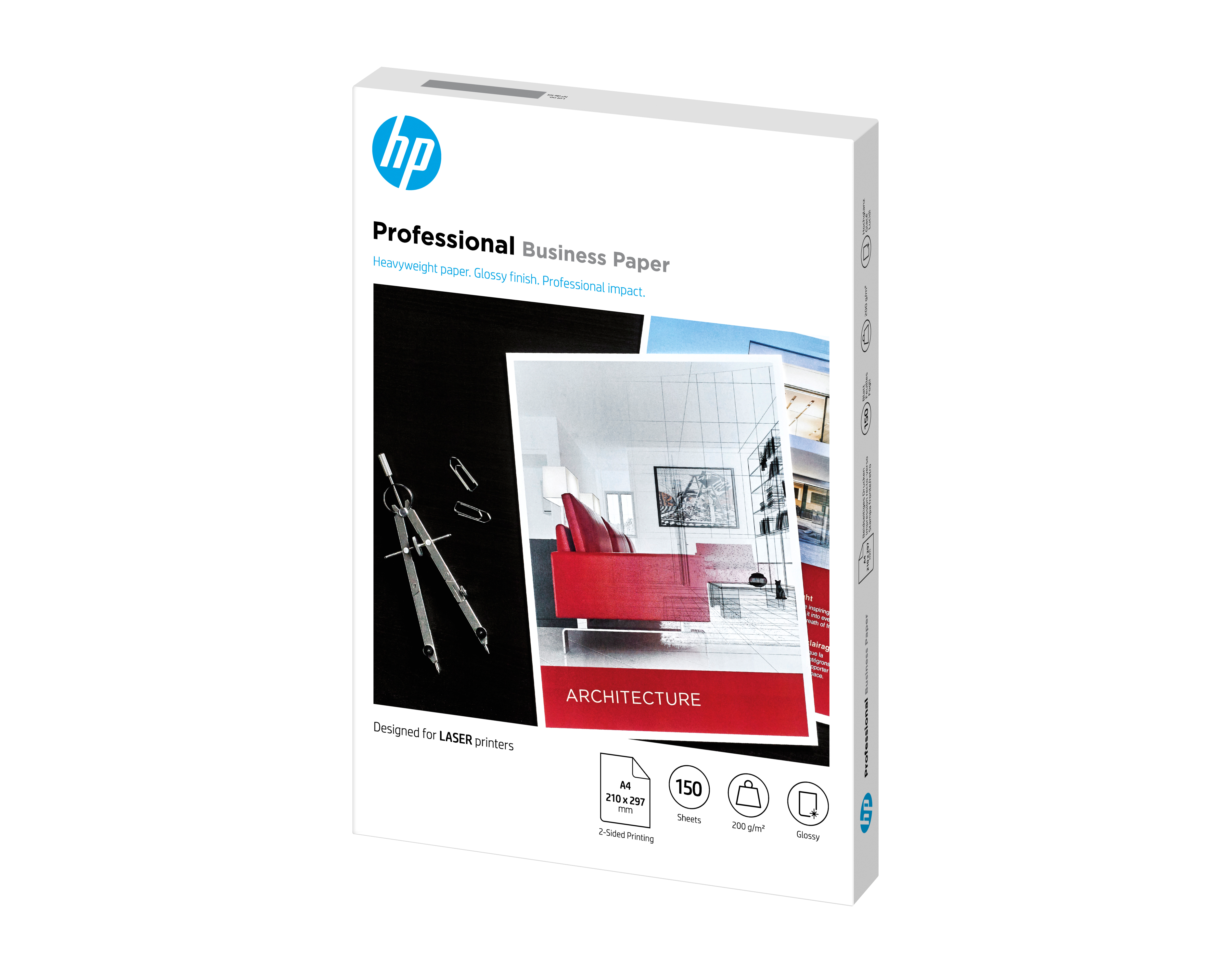 HP Fotopapier 7MV83A DIN A4 glaenzend 200 gqm 150 Blatt