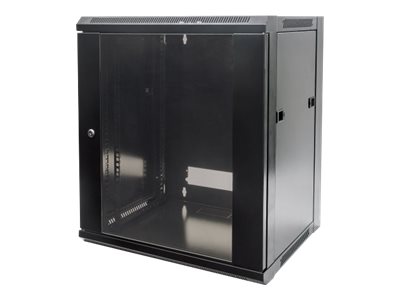 INTELLINET 48,3cm Wandverteiler 12HE 450mm tief 19Zoll BxHxT 635 x 570 x 450 unmontiert schwarz