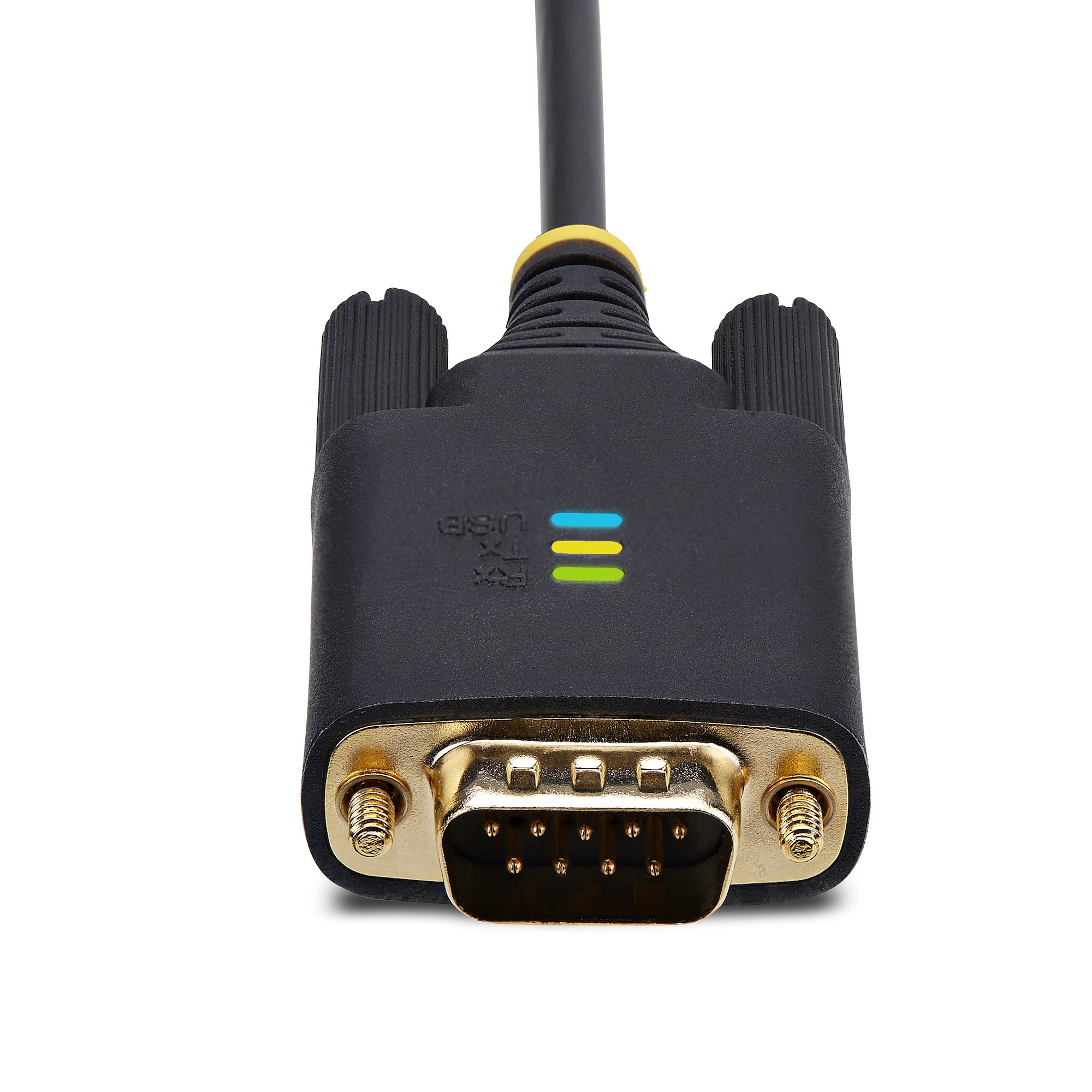 STARTECHCOM 1m USB auf Seriell Adapter COMRetention FTDI USBA zu DB9 Kabel USB RS232 Wechselbare SchraubenMuttern