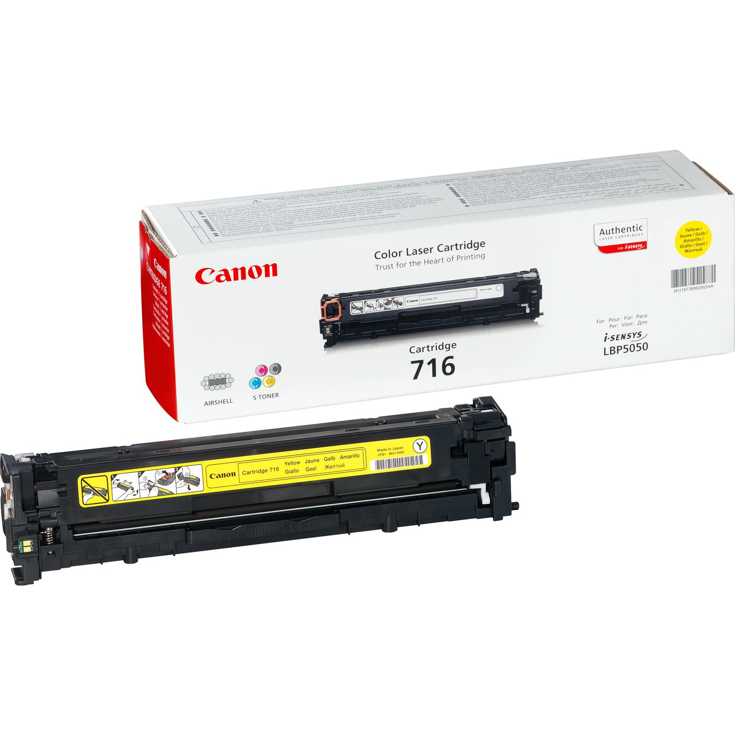 1977B002 CANON 716Y LBP Cartridge yellow