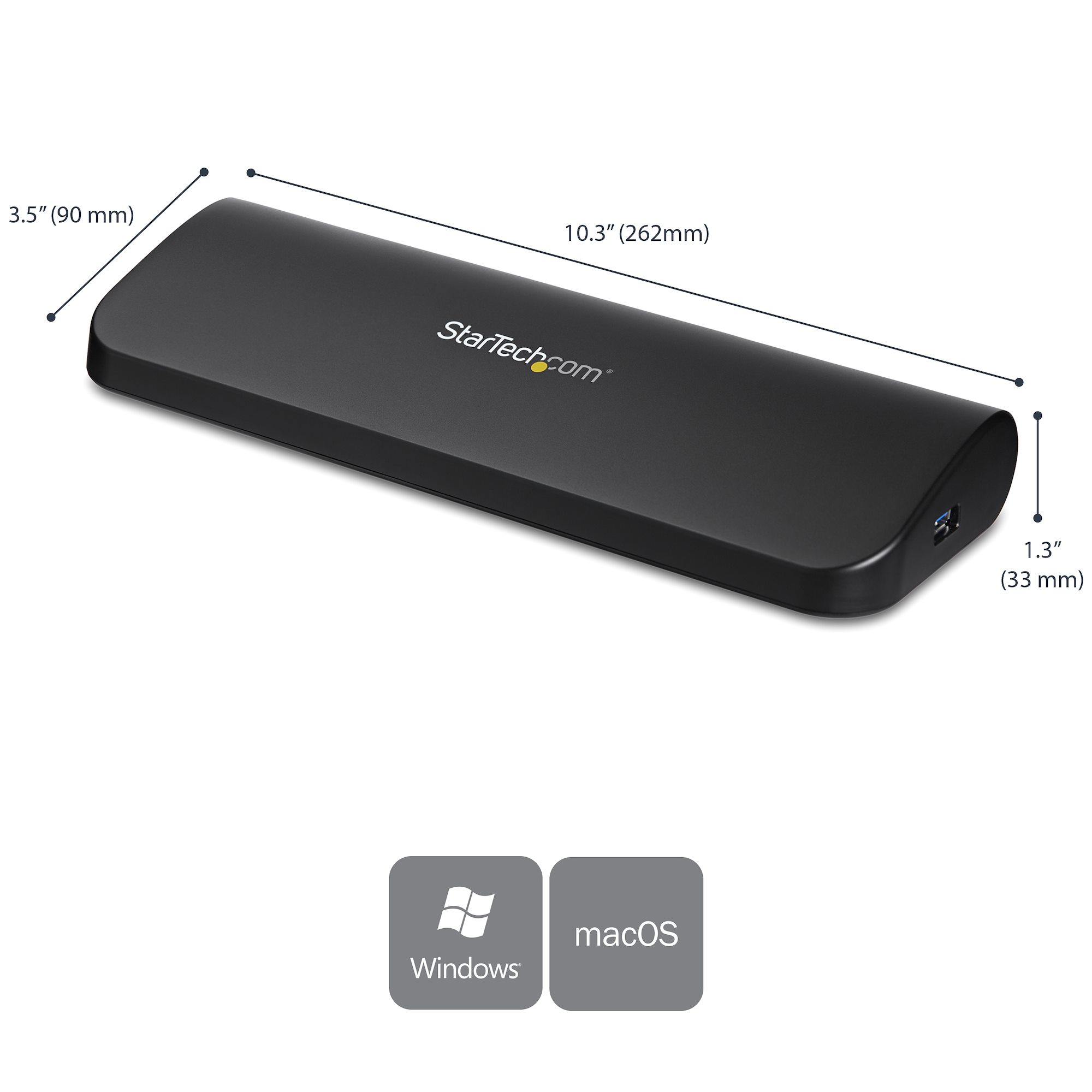 STARTECHCOM USB 30 Docking Station Dual Monitor HDMI DVI VGA Ethernet Audio Universal Docking Station USB 30 Dock