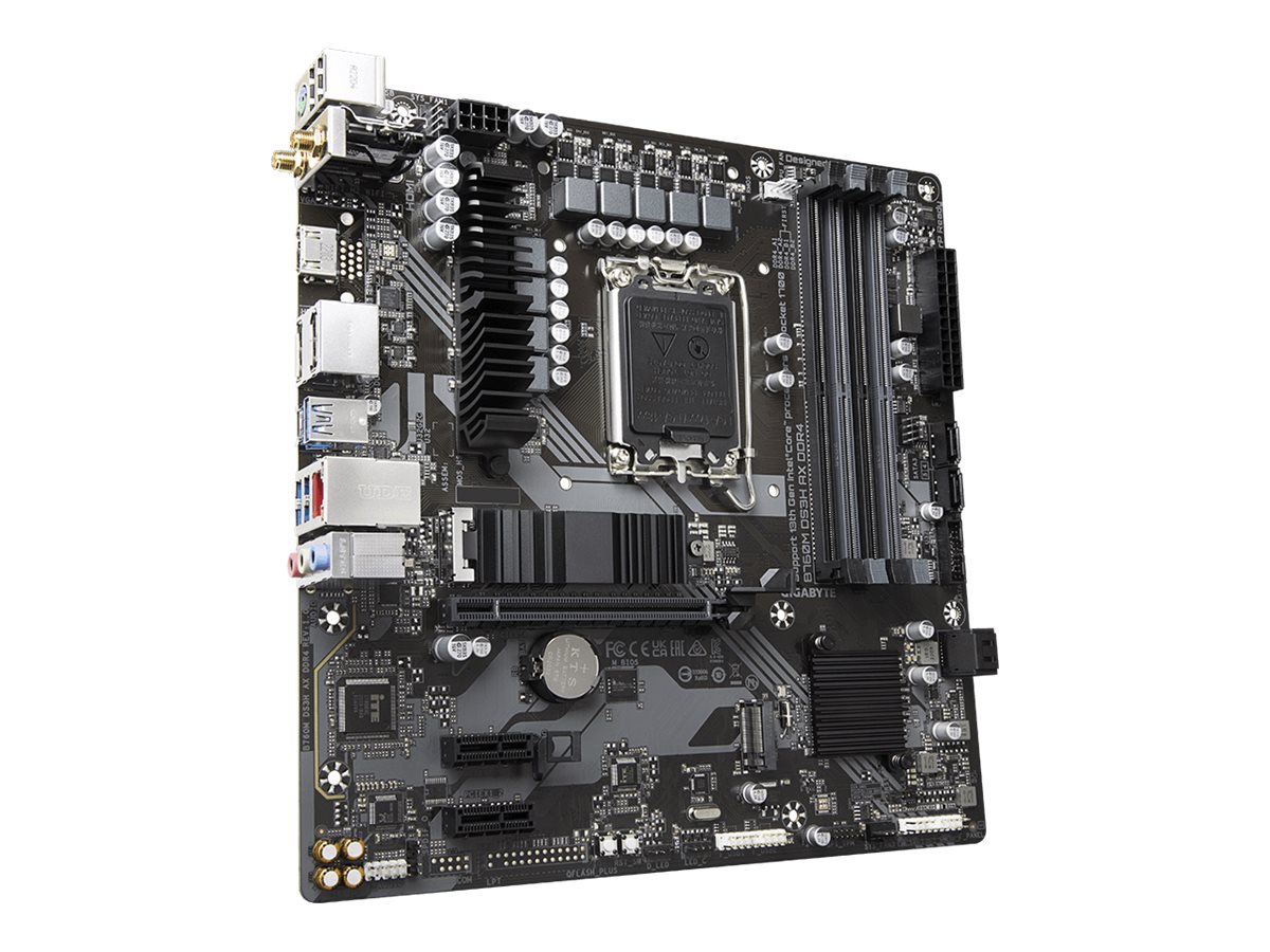 GIGABYTE B760M DS3H AX LGA1700 4xDDR4 4xSATA 2xM.2 2xDP 1xHDMI