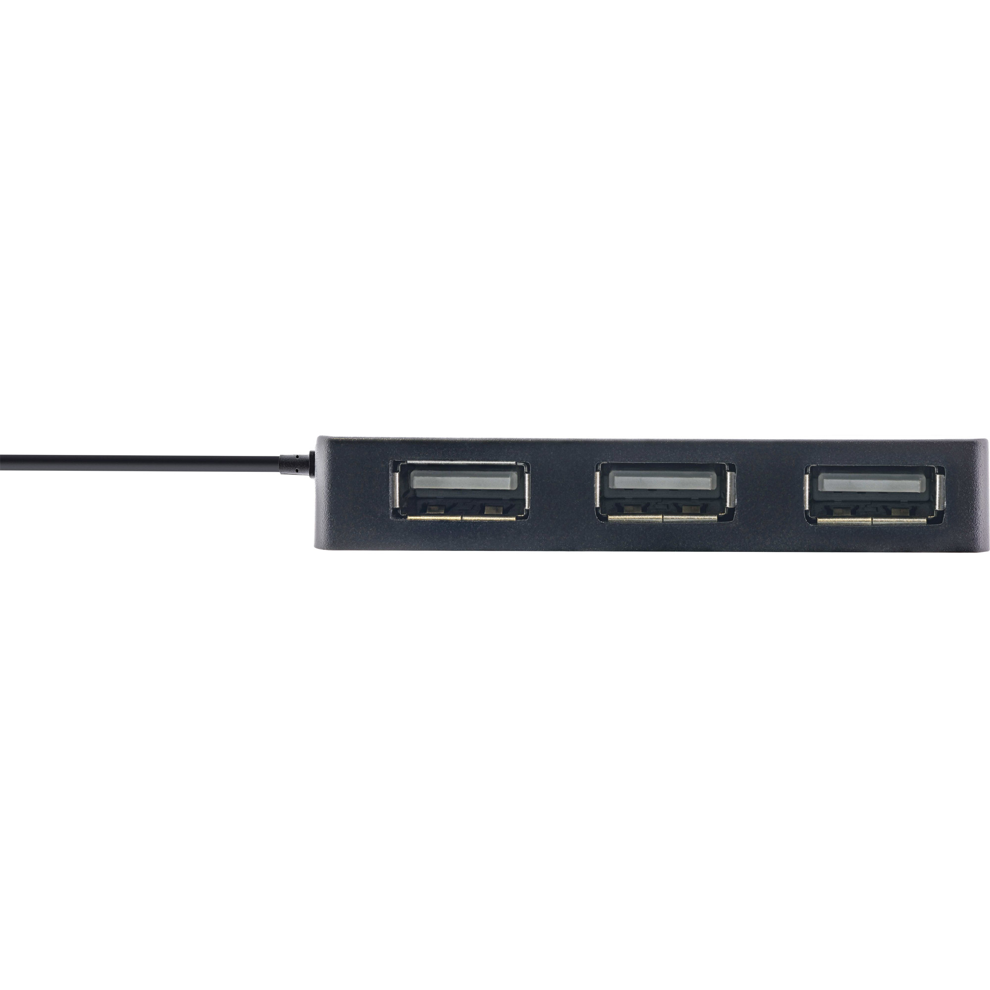 INLINE USB 2.0 HUB 4 Port schwarz mit Kabel 30cm