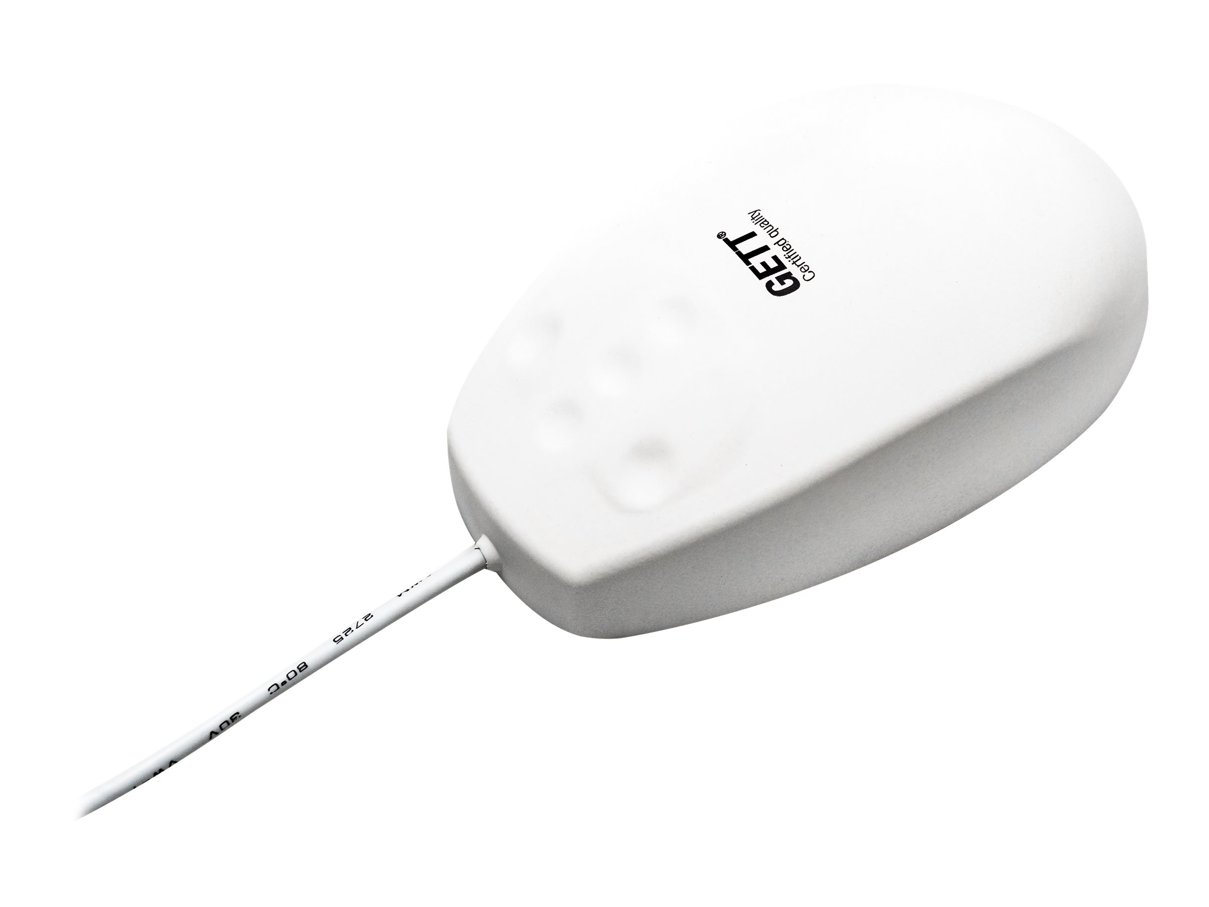GETT GCQ MED Silikon Maus Scroll Laser IP68 wasserdicht desinfizierbar laseroptisch USB Farbe: weiss GETT GCQ MED Silikon Maus Scroll Laser IP68 wasserdicht desinfizierbar laseroptisch USB Farbe: weiss