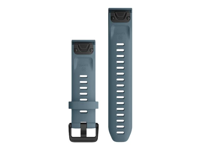 Ersatzarmband QuickFit20 Silikon Blau/Schiefergrau Ersatzarmband QuickFit20 Silikon Blau/Schiefergrau