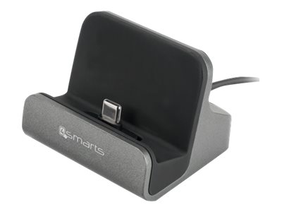 4smarts Ladestation USB-C Ladestation VoltDock grau