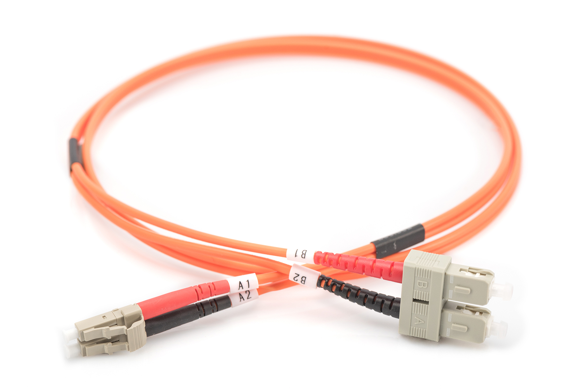 DIGITUS LWL Patchkabel LC -> SC 5.00m Multimode Duplex OM2