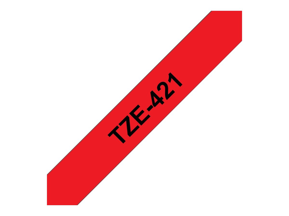 TZE421 BROTHER PT Schriftband 9mm rot TZE421 BROTHER PT Schriftband 9mm rot