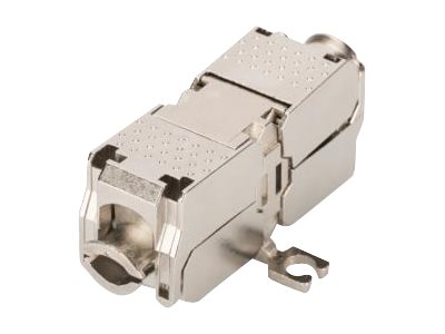 DIGITUS Kupplung fur Feldanwendung CAT 6A 500 MHz fur AWG 22-26 geschirmt Keystone Design 26x35x80 mm DIGITUS Kupplung fur Feldanwendung CAT 6A 500 MHz fur AWG 22-26 geschirmt Keystone Design 26x35x80 mm