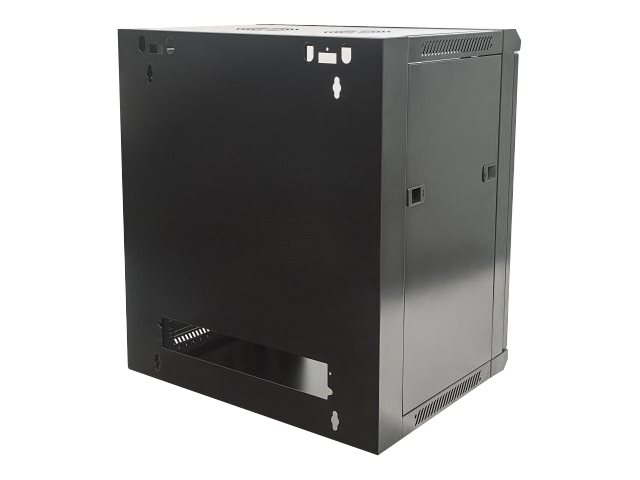 INTELLINET 48,3cm Wandverteiler 15HE 450mm tief 19 Zoll BxHxT 770 x 570 x 450 unmontiert schwarz