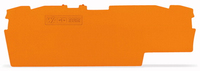 Wago Abschluss-/Zwischenplatte 2002-1892 orange 1mm Wago Abschluss-/Zwischenplatte 2002-1892 orange 1mm
