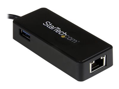 StarTech.com USB-C to Ethernet Gigabit Adapter - Thunderbolt 3 Compatible - USB Type C Network Adapter - USB C Ethernet Adapter (US1GC301AU) - Netzwerkadapter