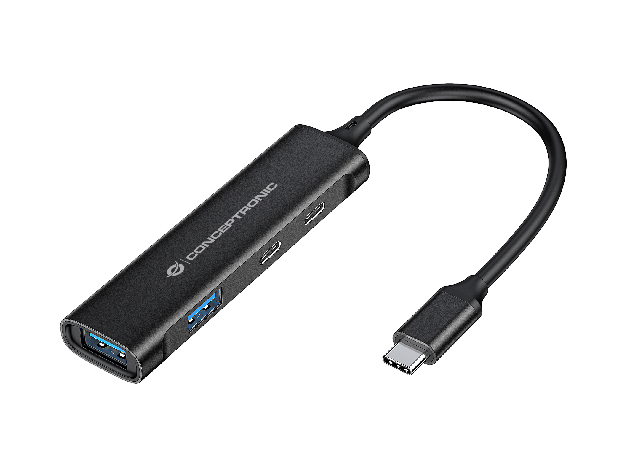 CONCEPTRONIC 4Port Hub USBC32Gen12xA302xC oNetz sw
