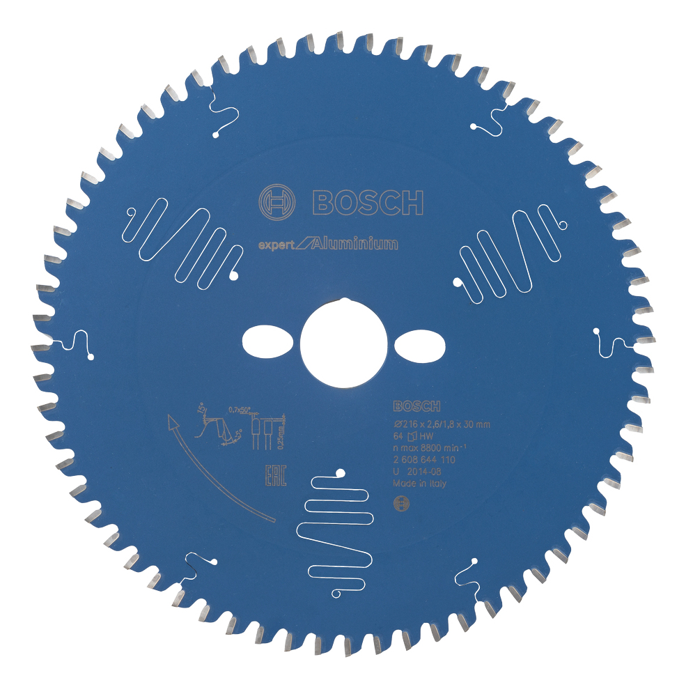 BOSCH EXPERT for Aluminium Kreissaegeblatt 216,0 mm, 64 Zaehne