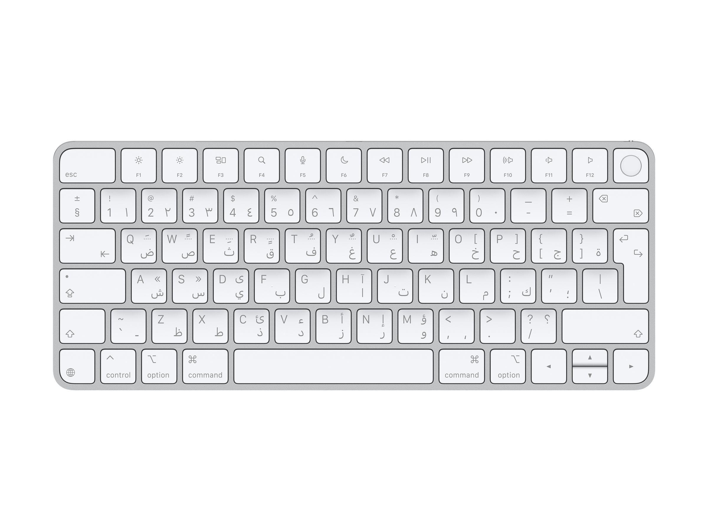 APPLE Magic Keyboard with Touch ID for Mac models with Apple silicon - Arabic