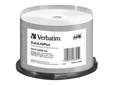 VERBATIM CDR80 700MB 52x IW (50) SP
