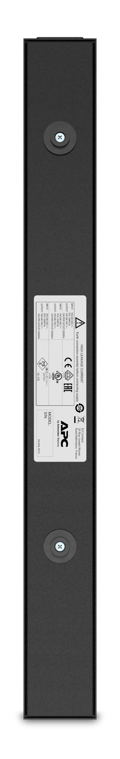 APC Basic Rack PDU Rack AC 100240V input IEC 60320 C20 output connectors 14 power IEC 60320 C13