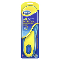 2 Scholl Damen Einlegesohlen Gel Activ Everyday blau GrÃ¶Ãe 35,5-40,5