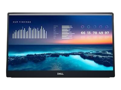 DELL 14 Portable Monitor - P1424H - 35,6cm 14Zoll IPS FHD 16:9 1920x1080 300cd/m2 700:1 DP USB-C