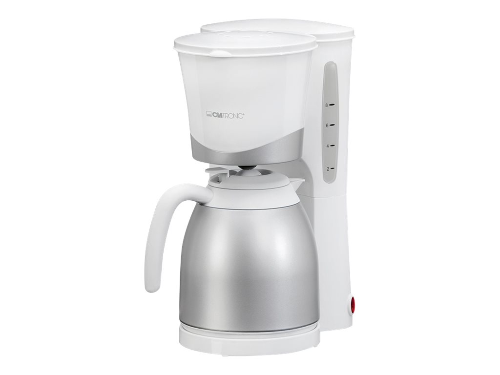 CLATRONIC KA 3327 Kaffeemaschine weiÃ, 8-10 Tassen CLATRONIC KA 3327 Kaffeemaschine weiÃ, 8-10 Tassen